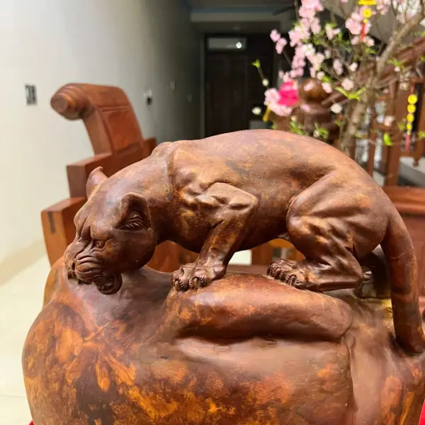 Mãnh Báo Gỗ Sụn Ngọc Am Liền Khối